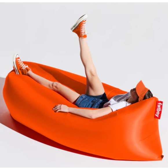 Lamzac the Original 1.0 Air Inflatable Lounge Chair - Orange - Fatbot - Picture 1 of 5